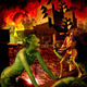 Image for article titled Artist helps wife fight cancer by turning her into a sexy pulp warrior